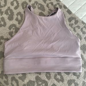 LULULEMON HIGH NECK ENERGY BRA LONG LINE SIZE 10